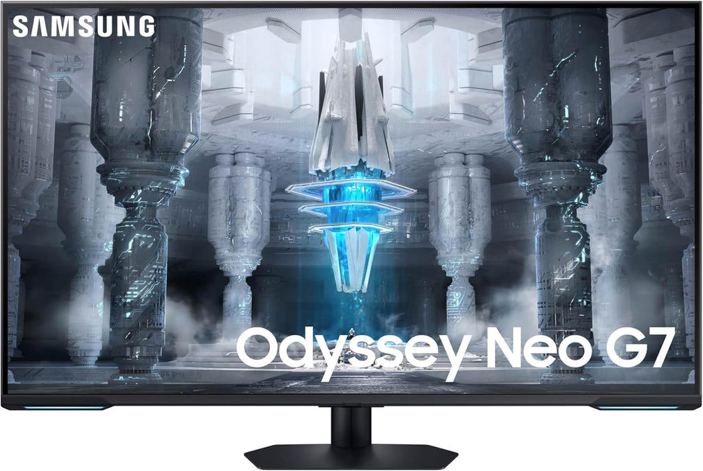 SAMSUNG 43" Odyssey Neo G7 Series 4K UHD Smart Gaming Monitor, 144Hz, 1ms, VESA Display HDR600, Quantum Matrix Technology, AMD FreeSync Premium Pro, LS43CG702NNXZA, Black