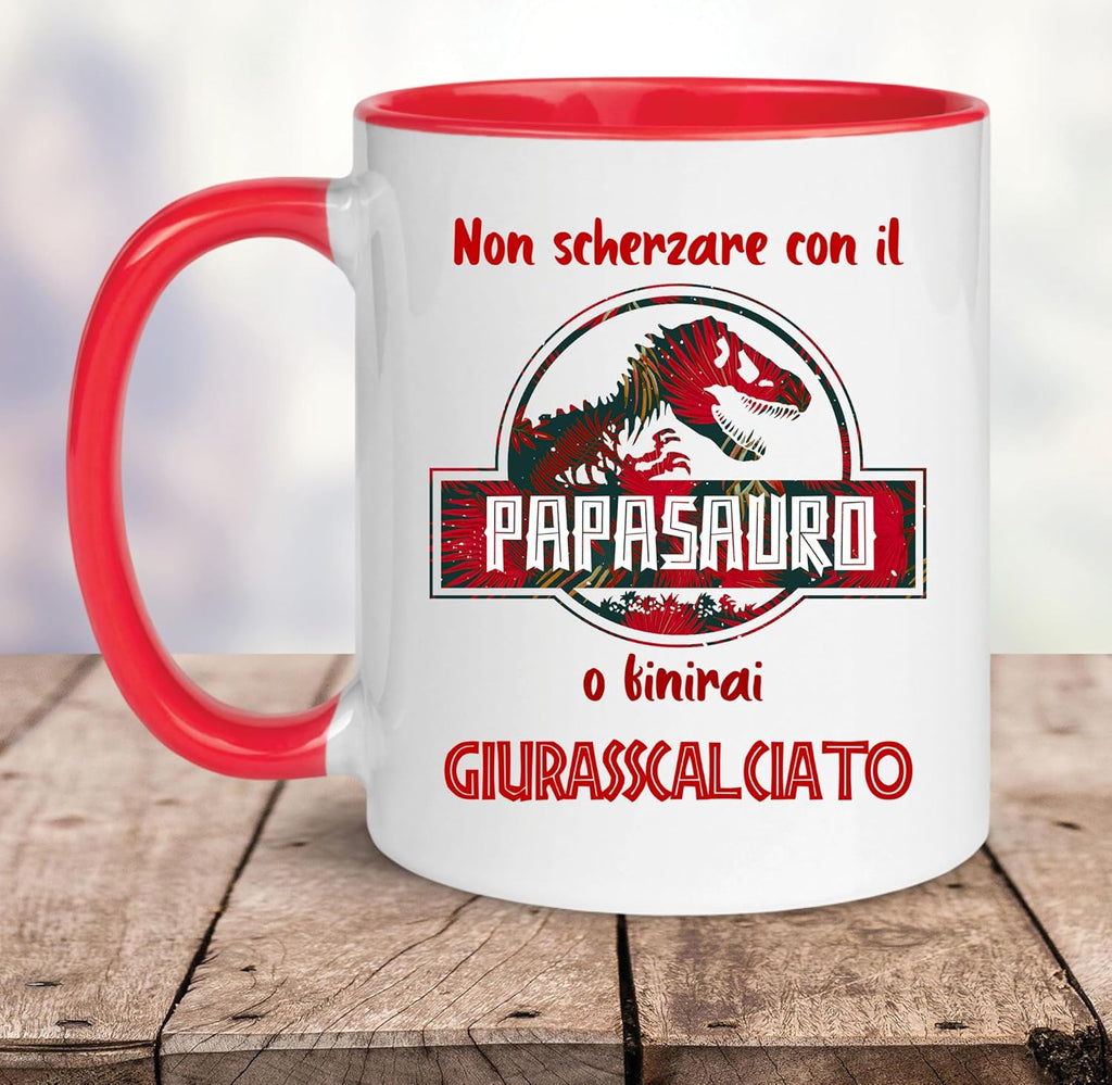 Jungle Mug Dia do Pai | Caneca Papasaurus | ideia de presente para homem | aniversário pai | caneca dia do pai ideias de presente | ideias para presentes do pai | festa aniversário ideia presente