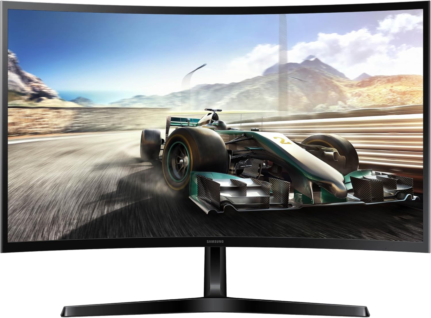 Samsung 27" Essential S3 (S36GD) Series FHD 1800R Curved Computer Monitor, 100Hz, Game Mode, Advanced Eye Comfort, HDMI and D-sub Ports, LS27D366GANXZA, 2024