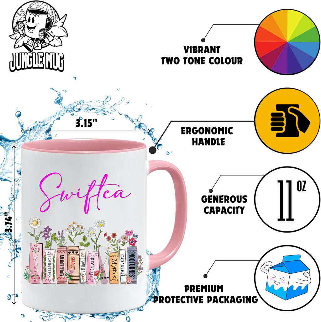 Jungle Mug Caneca Swiftea | presentes para ela | canecas | canecas originais para oferecer | presente | canecas de café originais | presente do dia dos namorados | canecas para pintar natal