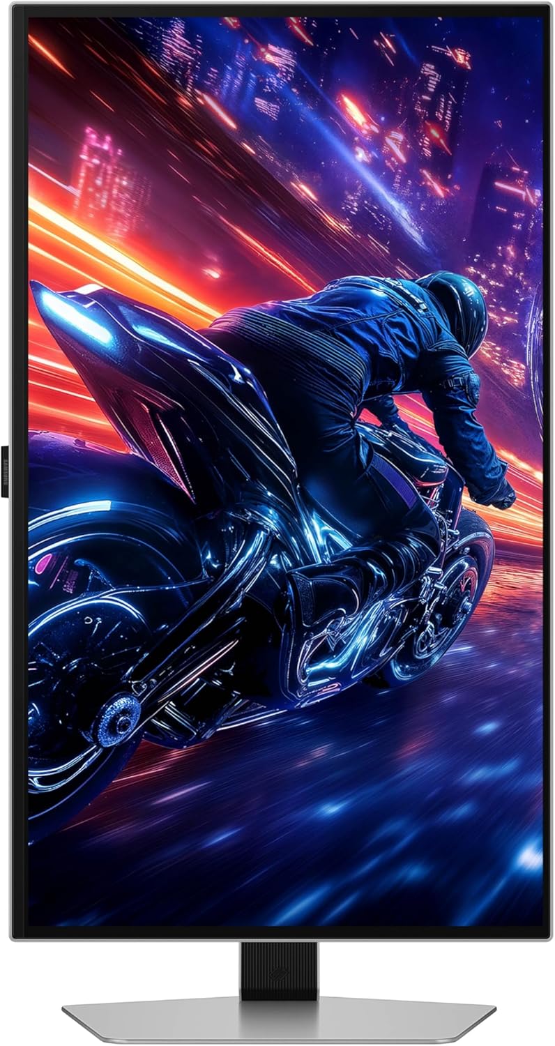 SAMSUNG 27” Odyssey OLED G6 G60SF QHD QD-OLED Gaming Monitor, 500Hz Refresh Rate, 0.03ms (GtG) Response Time, G-Sync Compatible, VESA DisplayHDR TrueBlack 500, LS27FG602SNXZA, 2025, 3 Yr Warranty