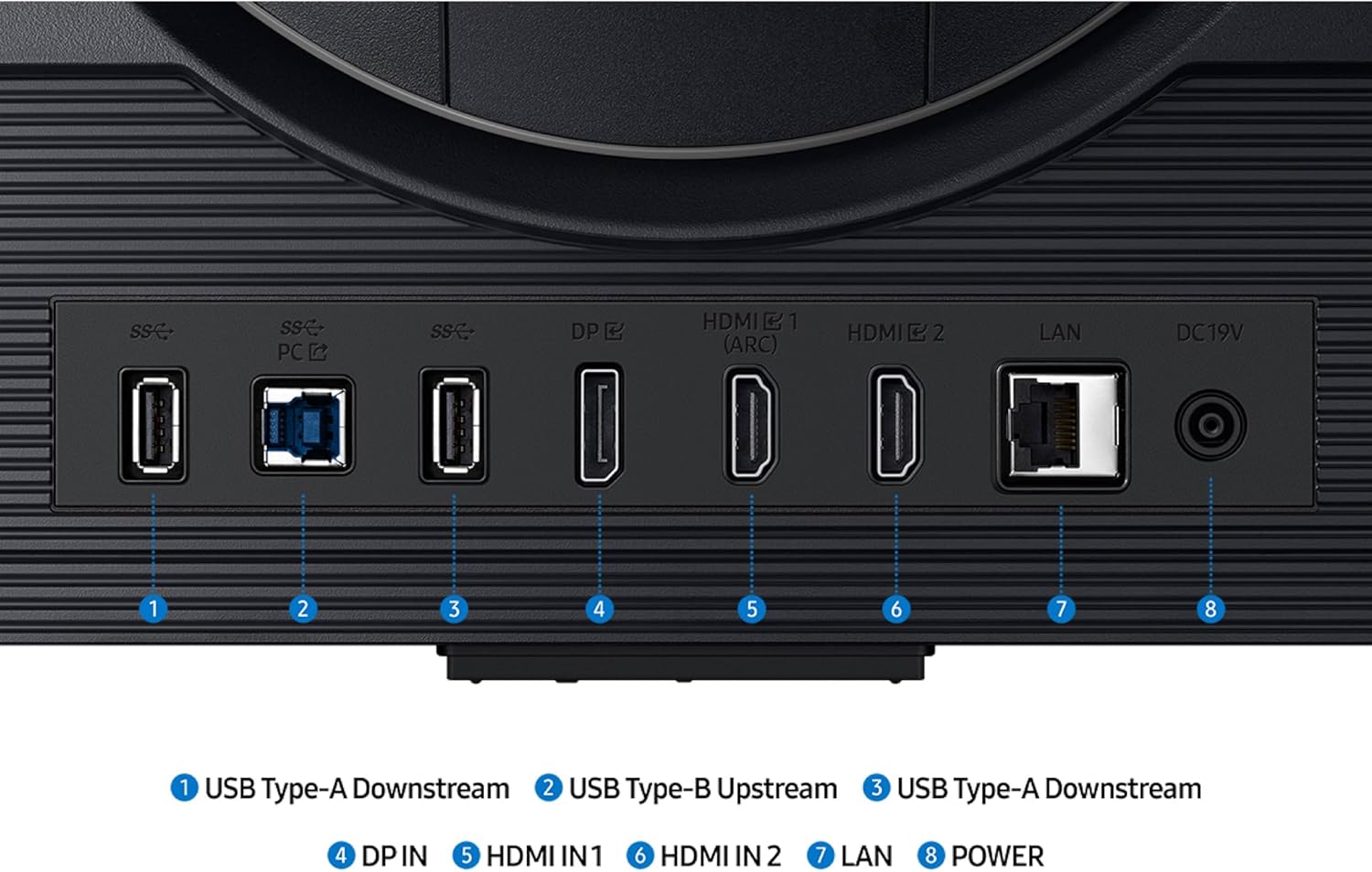 Samsung 27” Odyssey G7 (G70D) 4K UHD IPS 144Hz 1ms(GtG) Smart Gaming Monitor, G-Sync Compatible, AMD Freesync Premium, Vivid Colors, Adjustable Stand, Black Equalizer, LS27DG702ENXZA