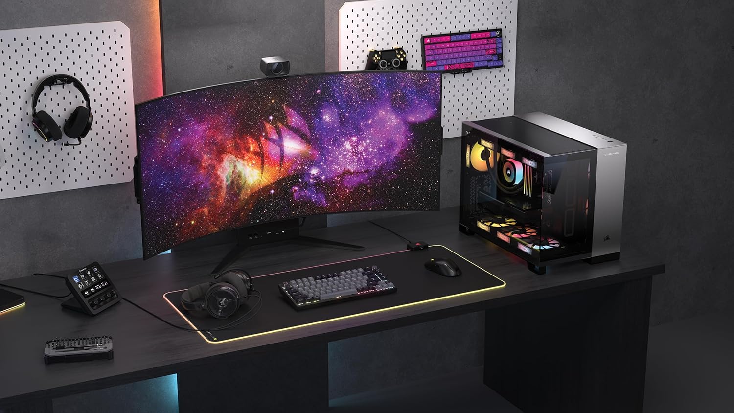 Corsair Vengeance a5100 Gaming PC – Liquid Cooled AMD Ryzen 7 7800X3D CPU – NVIDIA GeForce RTX 5080 GPU – 32GB Dominator Titanium RGB DDR5 Memory – 2TB M.2 SSD – Black