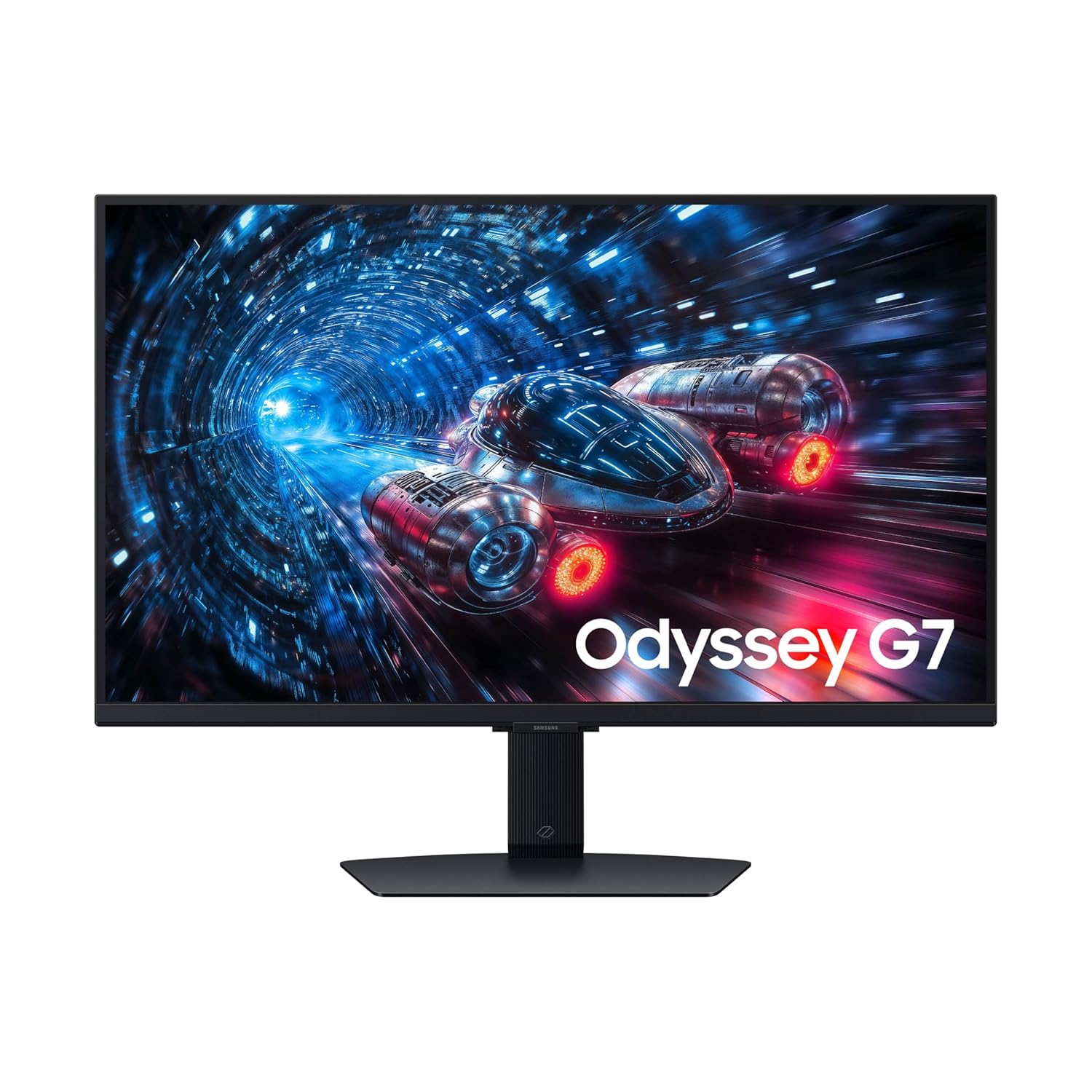Samsung 27” Odyssey G7 G70F FHD Resolution Gaming Monitor, Fast IPS Dual Mode, 4K 180Hz Refresh Rate, NVIDIA G-Sync Compatible, AMD FreeSync™ Premium, Ergonomic Stand, LS27FG706ENXZA