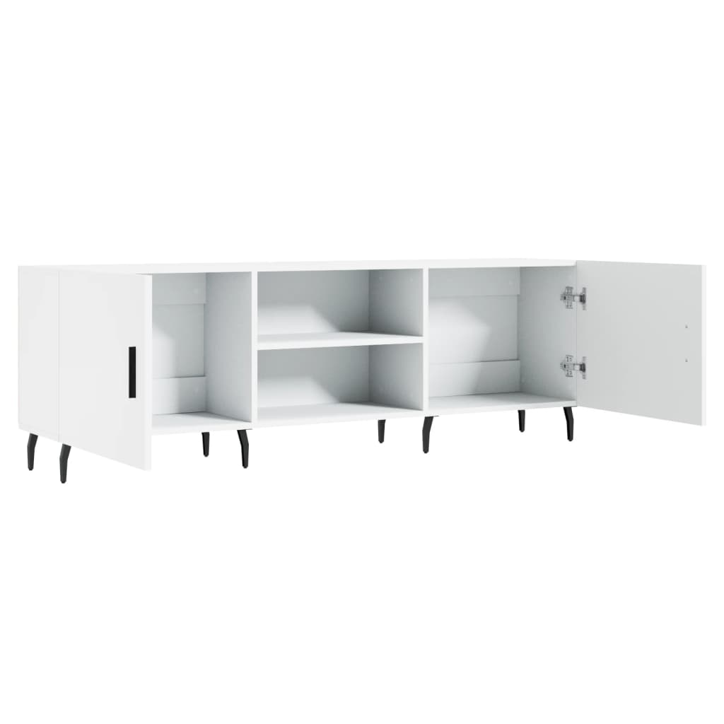 vidaXL TV Cabinet 150x30x50 cm, wood derivatives, white