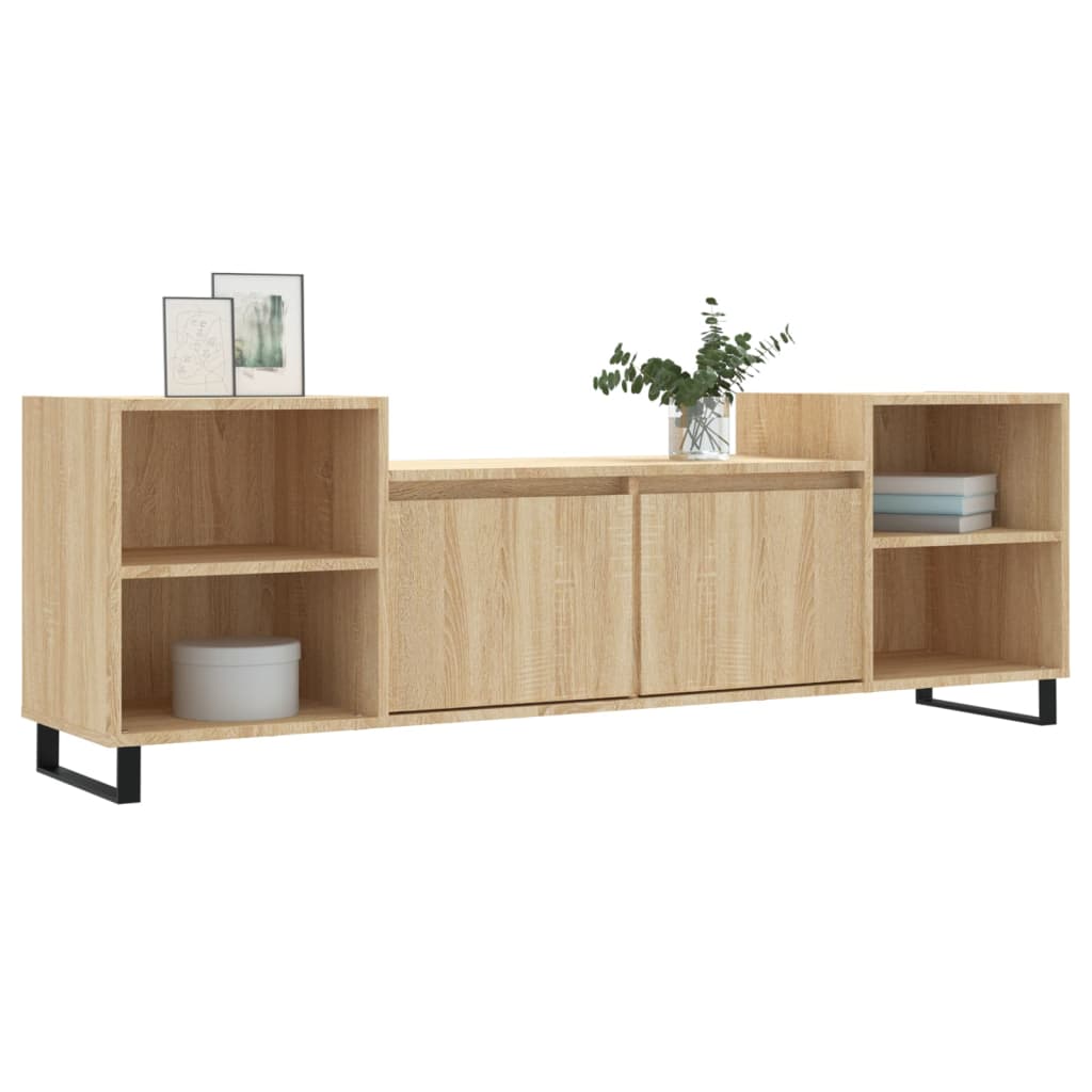 vidaXL TV Cabinet 160x35x55 cm oak wood derivatives sonoma