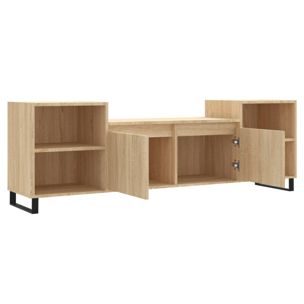 vidaXL TV Cabinet 160x35x55 cm oak wood derivatives sonoma