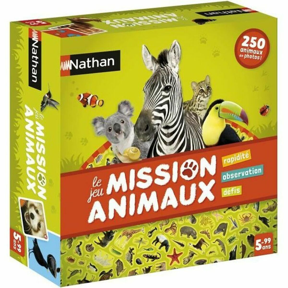 Jogo de Mesa Nathan Mission animaux (FR)