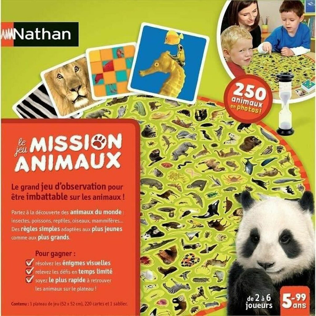 Juego de mesa Nathan Mission animaux (FR)