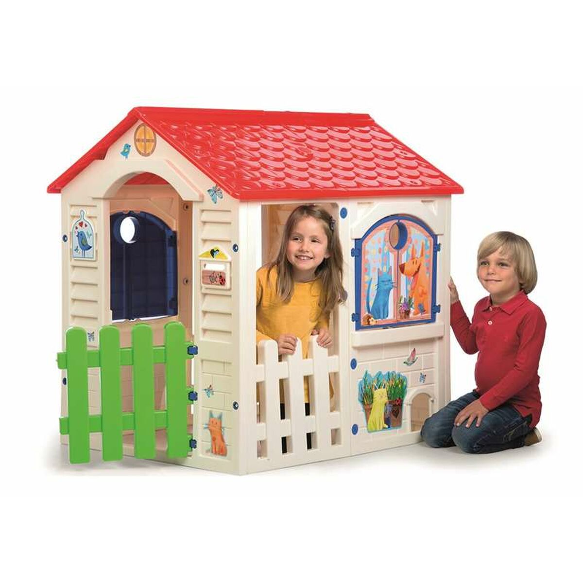 Casa de juegos para niños Chicos Country Cottage 84 x 103 x 104 cm