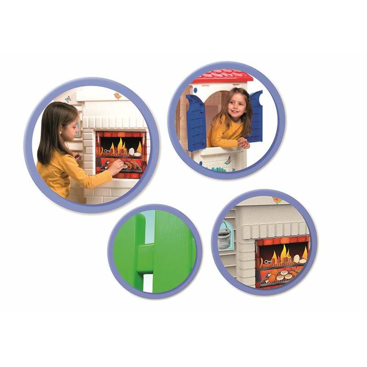 Casa de juegos para niños Chicos Country Cottage 84 x 103 x 104 cm