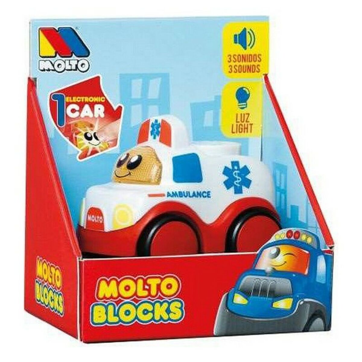Coche con luz y sonido Moltó 19450