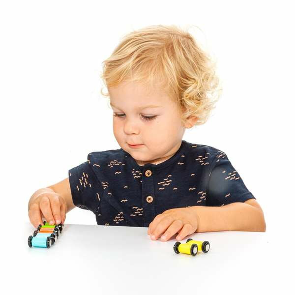 Pista de madera con rampas para coches Moltó