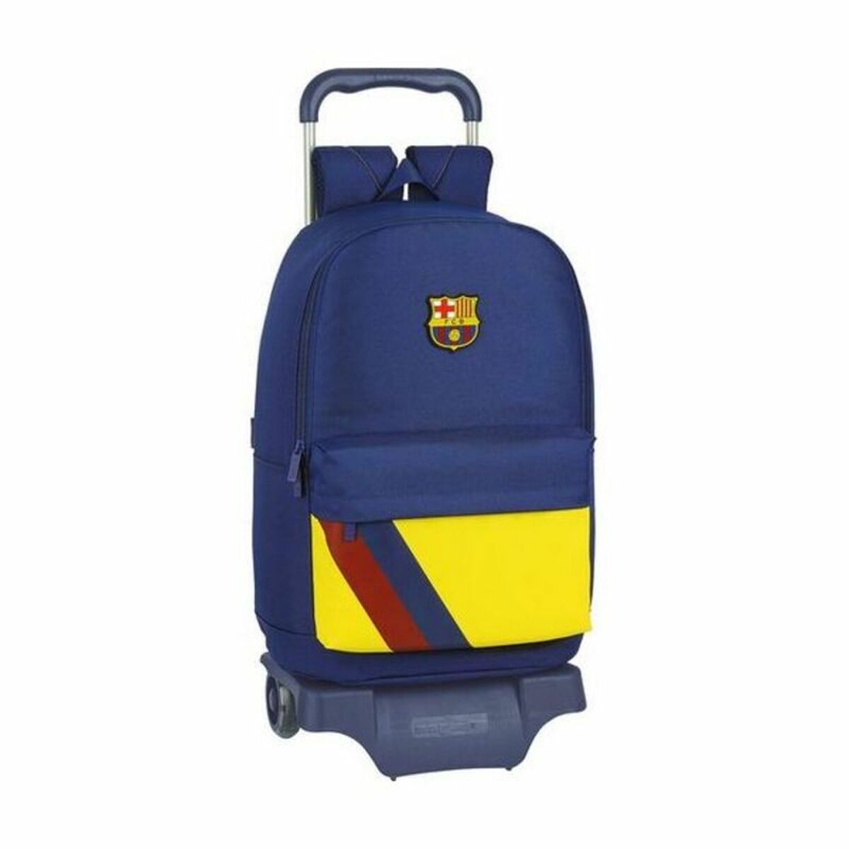 Mochila escolar con ruedas 905 FC Barcelona