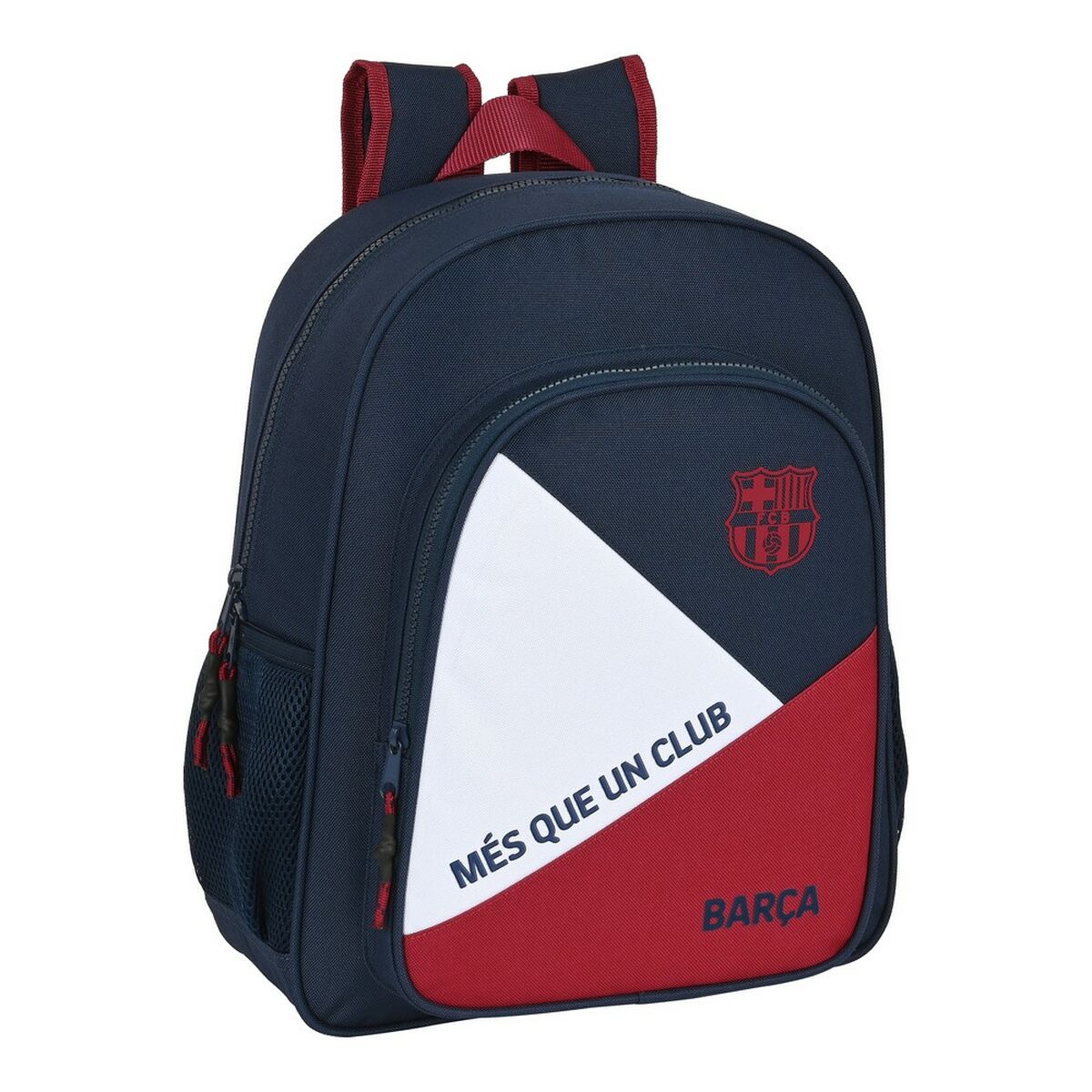 FC Barcelona School Backpack, Blue and Maroon (32 x 38 x 12 cm)