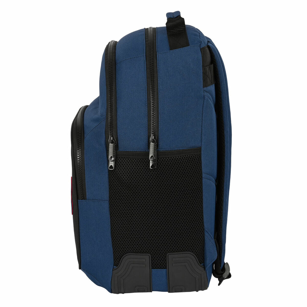 BlackFit8 Urban School Backpack, Black and Navy Blue, 32 x 42 x 15 cm