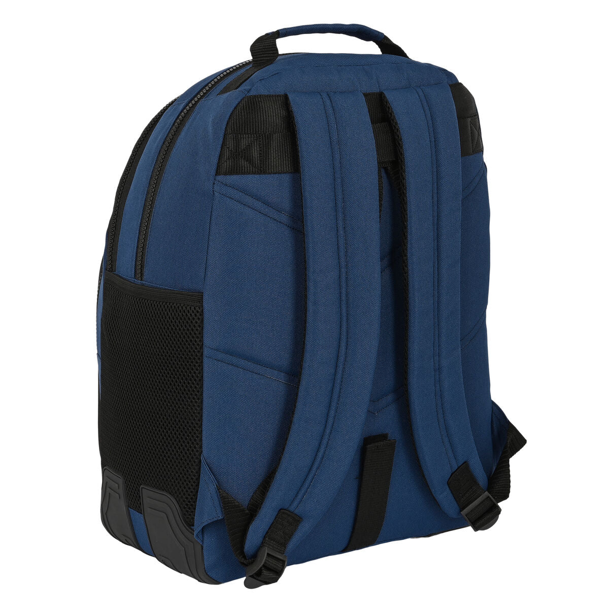 BlackFit8 Urban School Backpack, Black and Navy Blue, 32 x 42 x 15 cm