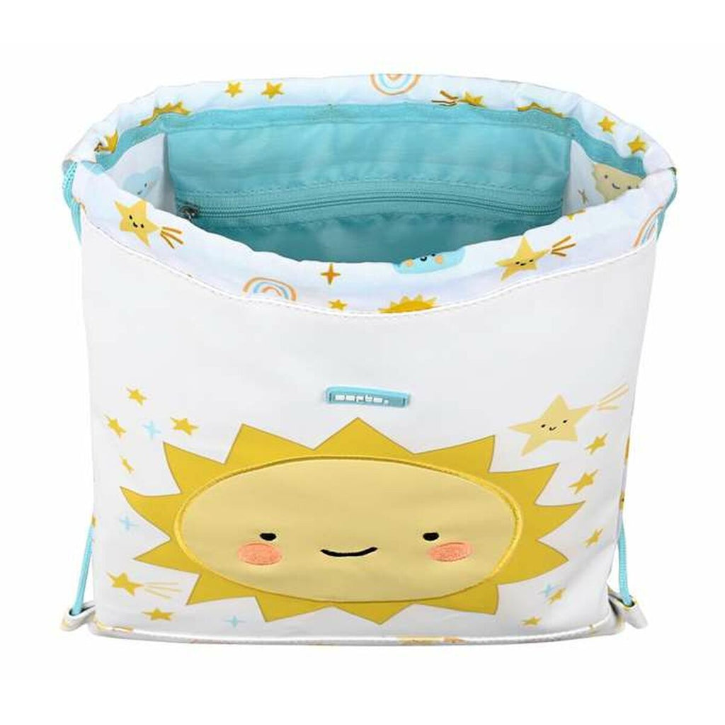 Saco Mochila com Cordas Safta Solete 26 x 34 x 1 cm