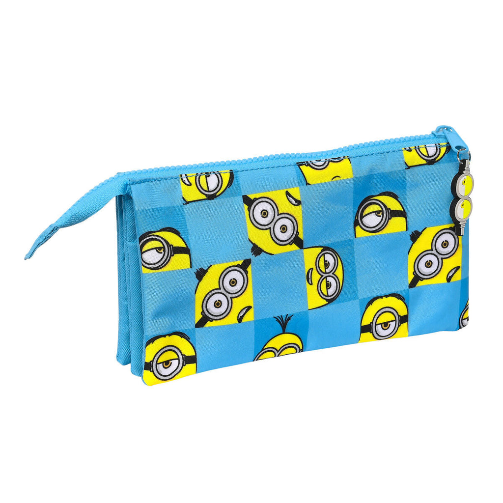 Malas para tudo triplas Minions Minionstatic Azul (22 x 12 x 3 cm)