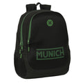 Mochila escolar negra Munich Caviar 32 x 44 x 16 cm