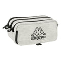 Bolsa de punto triple Kappa gris (21,5 x 10 x 8 cm)