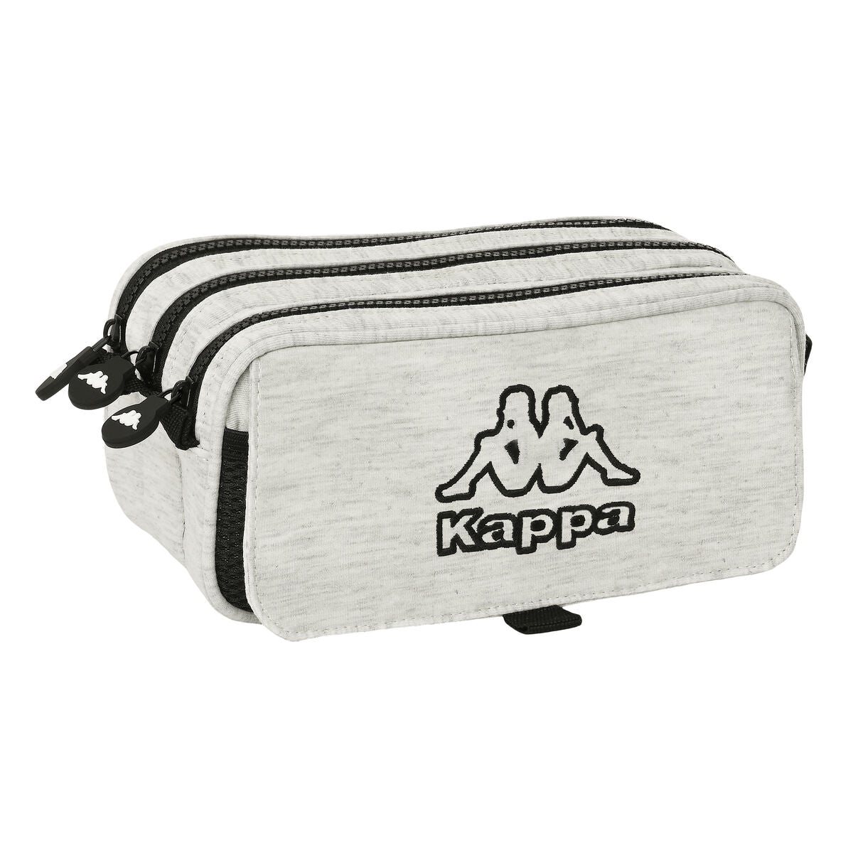 Bolsa de punto triple Kappa gris (21,5 x 10 x 8 cm)