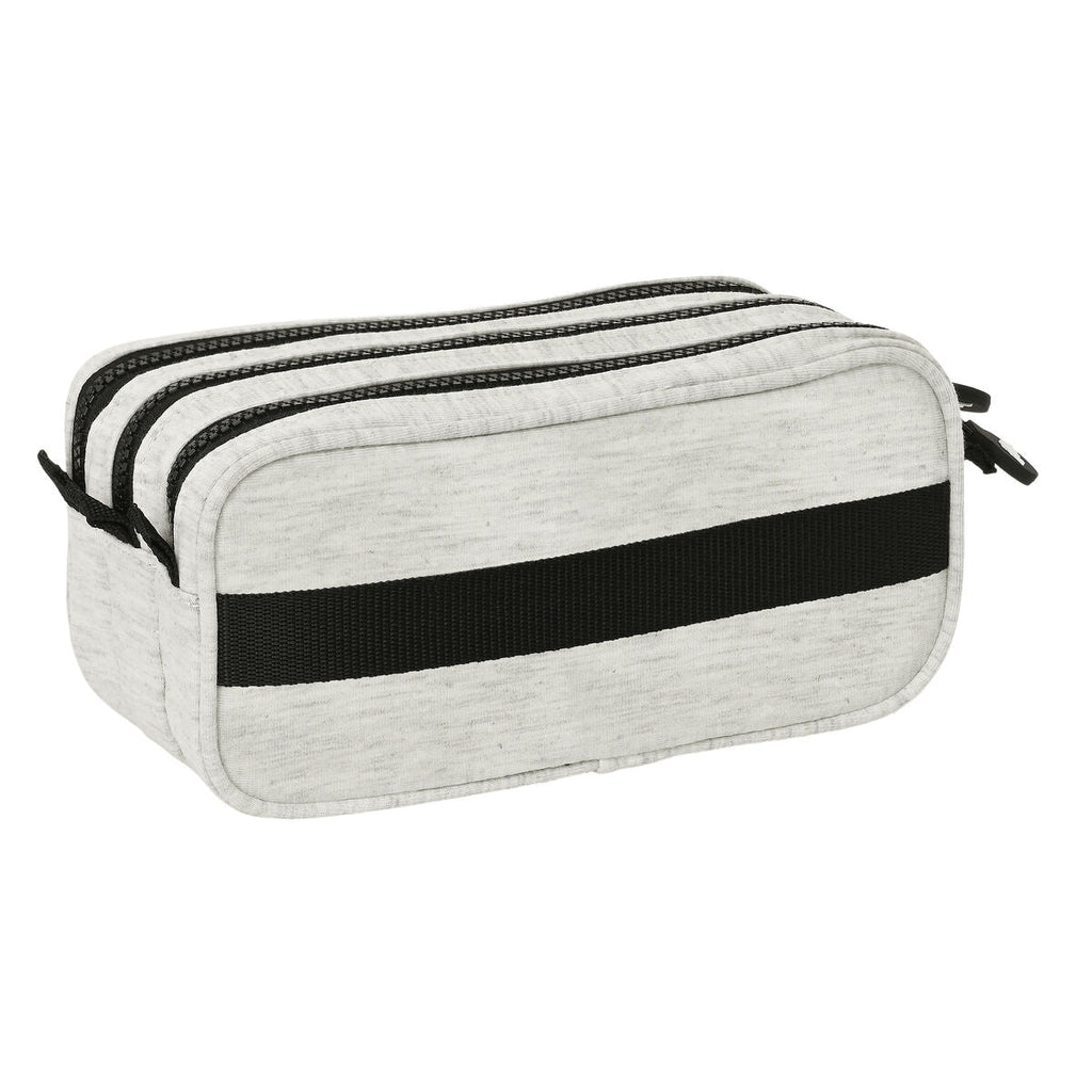 Bolsa de punto triple Kappa gris (21,5 x 10 x 8 cm)
