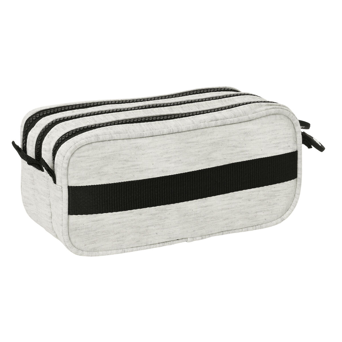 Bolsa de punto triple Kappa gris (21,5 x 10 x 8 cm)