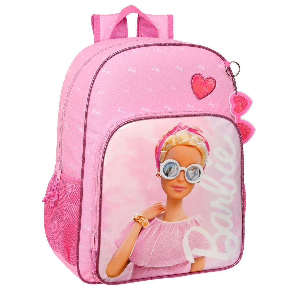 Mochila Escolar Barbie Girl Cor de Rosa 33 x 42 x 14 cm