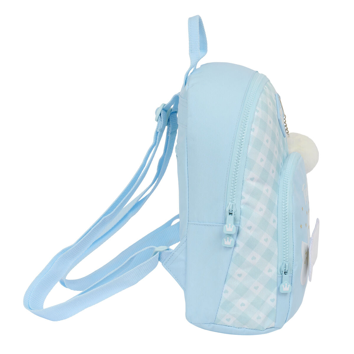 Mochila mini Glow Lab Swans azul claro 25 x 30 x 13 cm