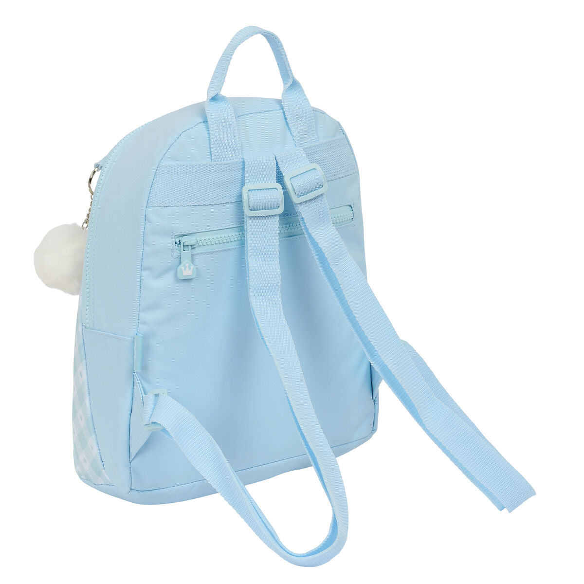 Mochila mini Glow Lab Swans azul claro 25 x 30 x 13 cm