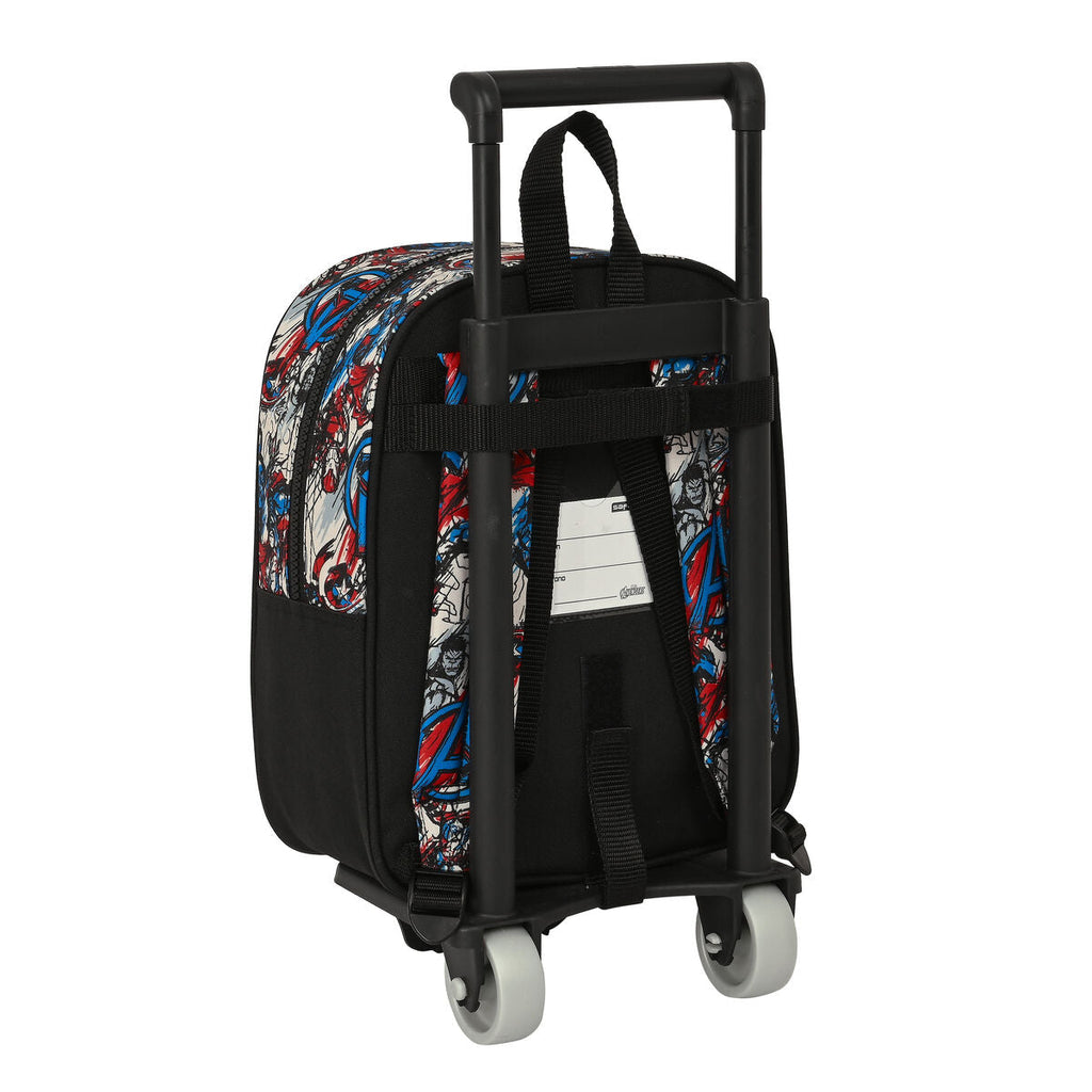 Mochila Escolar com Rodas The Avengers Forever Multicolor 22 x 27 x 10 cm
