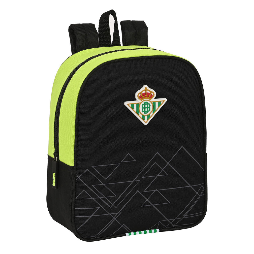 Mochila Escolar Real Betis Balompié Preto Lima 22 x 27 x 10 cm