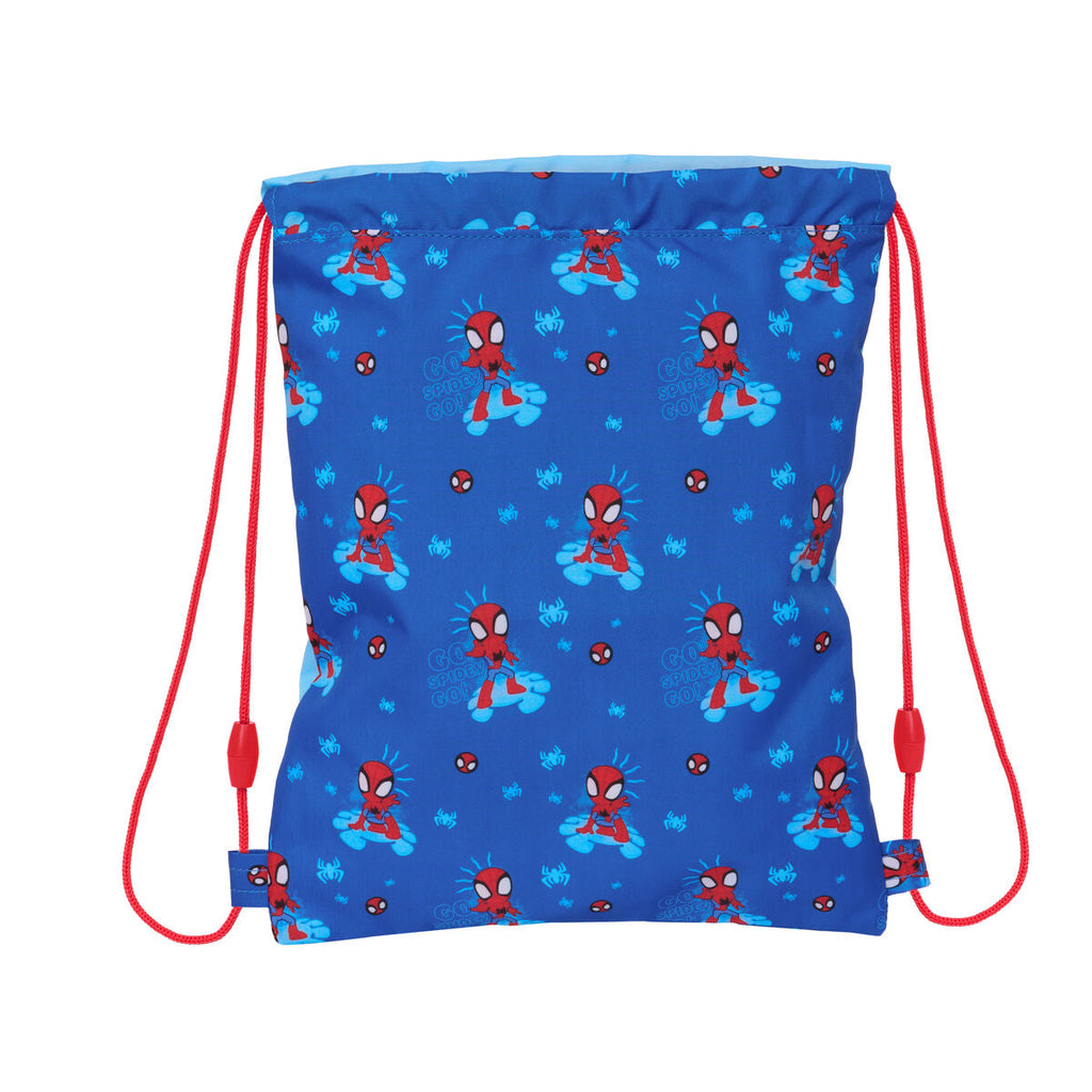 Saco Mochila com Cordas Spidey