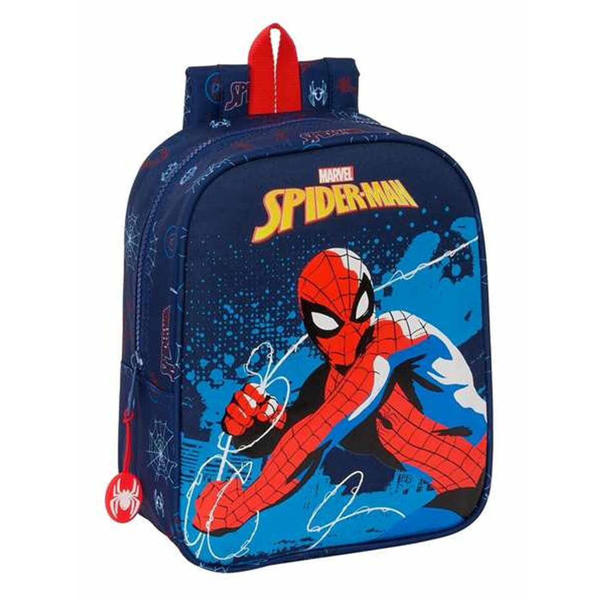 Mochila infantil Spider-Man Neon 22 x 27 x 10 cm