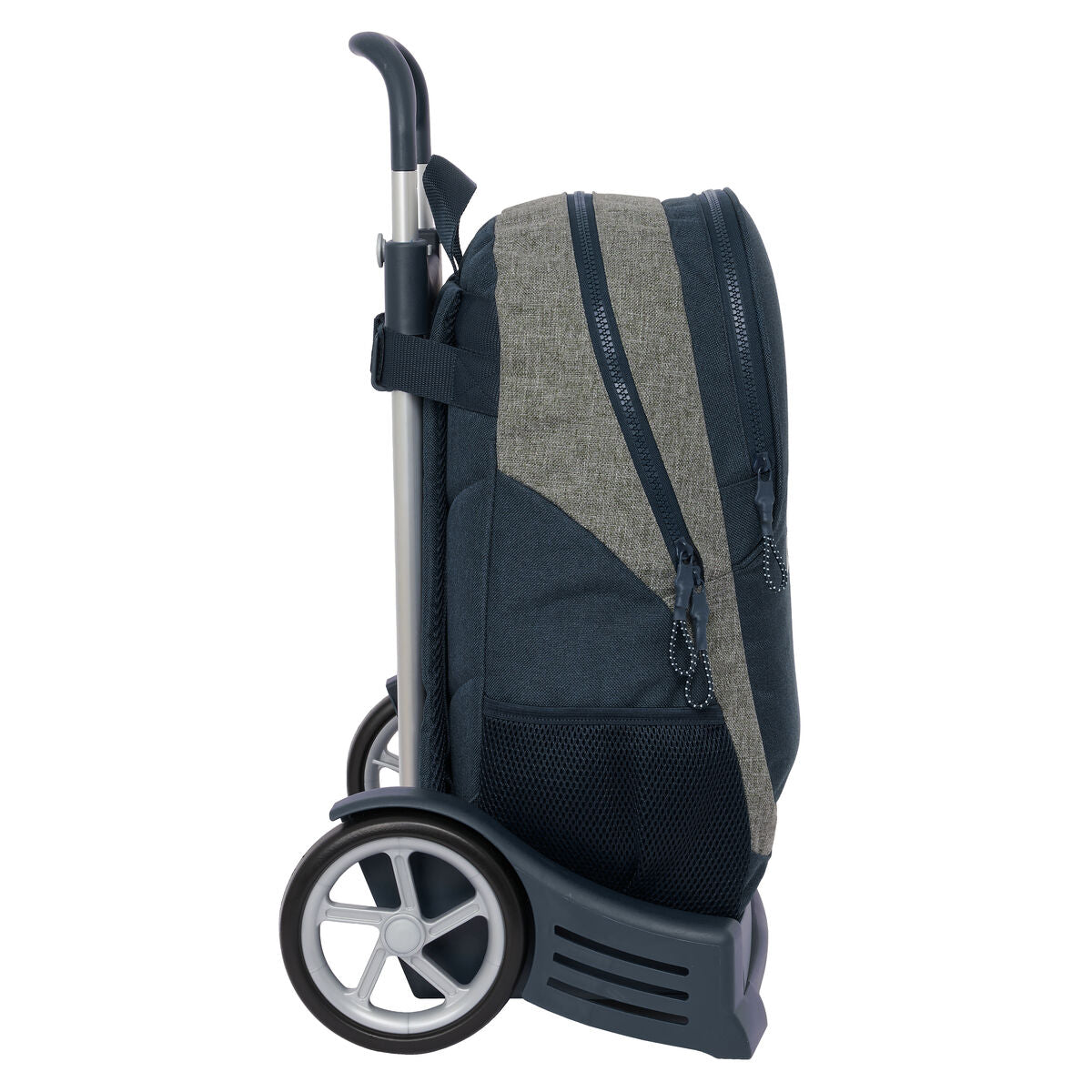 Mochila escolar con ruedas Kappa Dark Navy Gray Navy Blue 32 x 44 x 16 cm