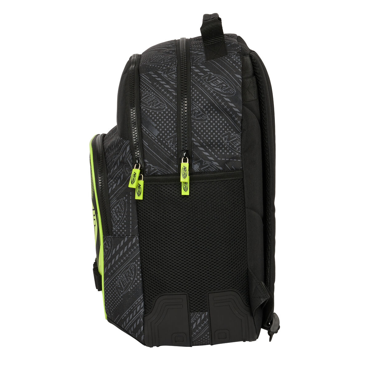 Mochila Escolar Nerf Get ready Preto 32 x 42 x 15 cm
