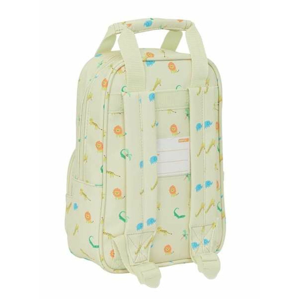 Mochila escolar Safta Jungle 20 x 28 x 8 cm