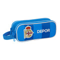 Maleta doble para todo RC Deportivo de La Coruña Azul 21 x 8 x 6 cm