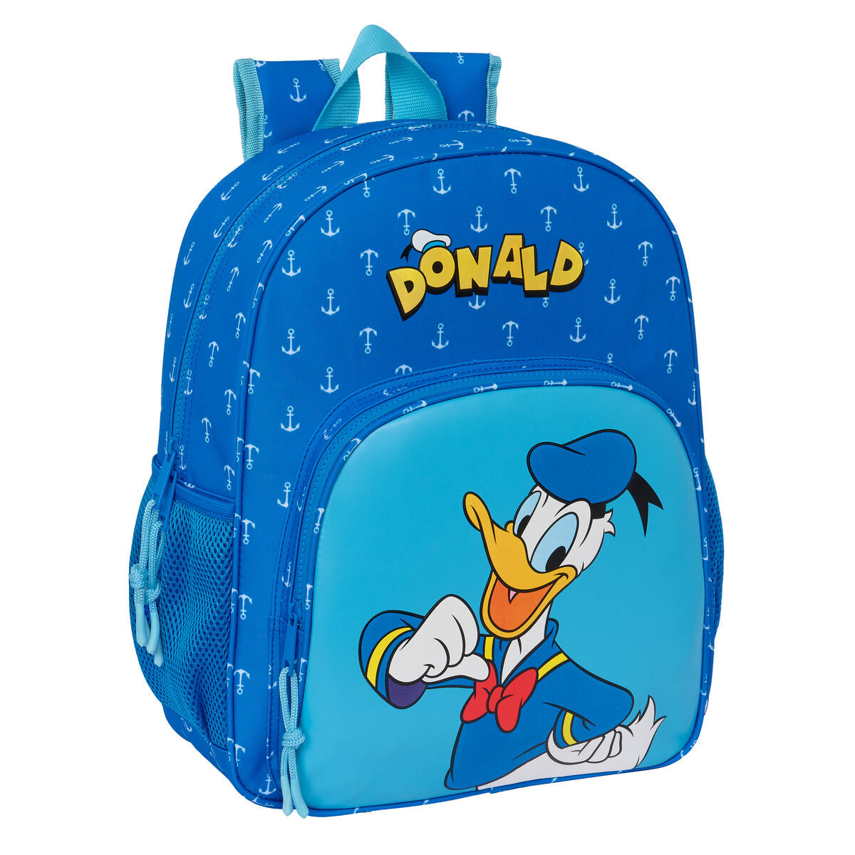 Donald Duck School Backpack, Blue, 32 x 38 x 12 cm
