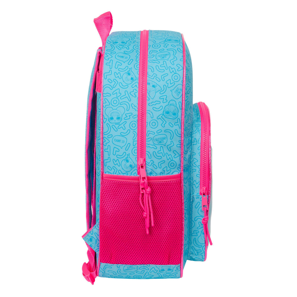 Mochila escolar azul LOL Surprise! Divas 33 x 42 x 14 cm