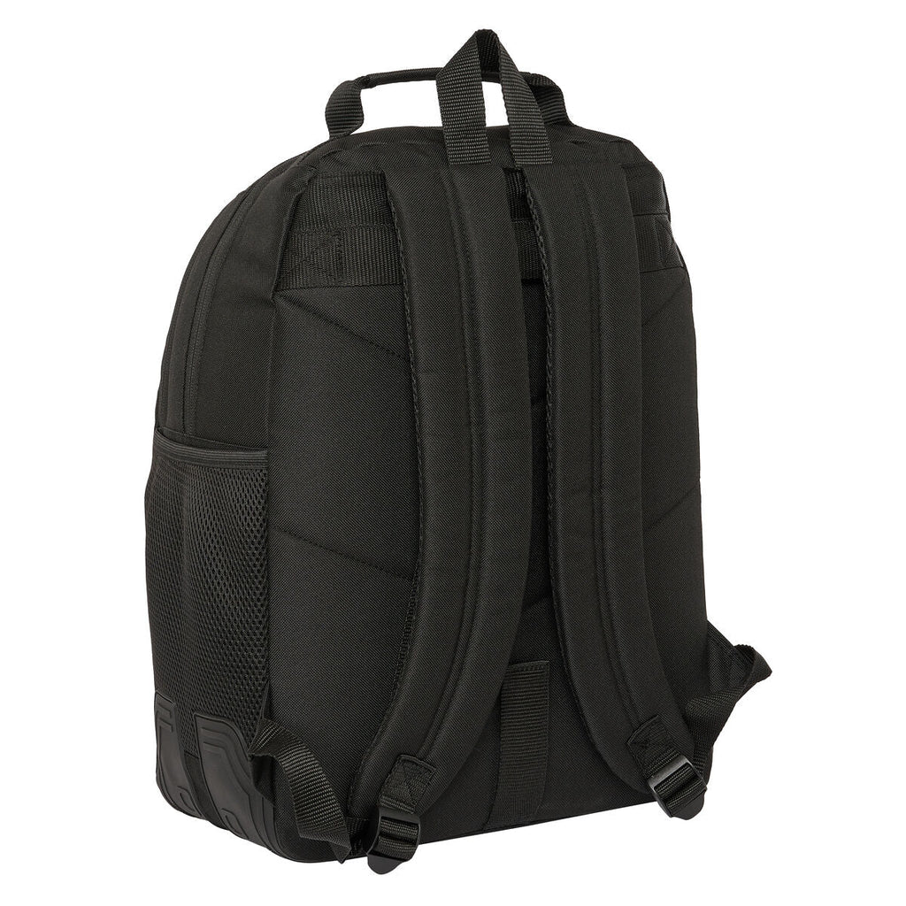 Mochila Escolar Kings League Porcinos Preto 32 x 42 x 15 cm
