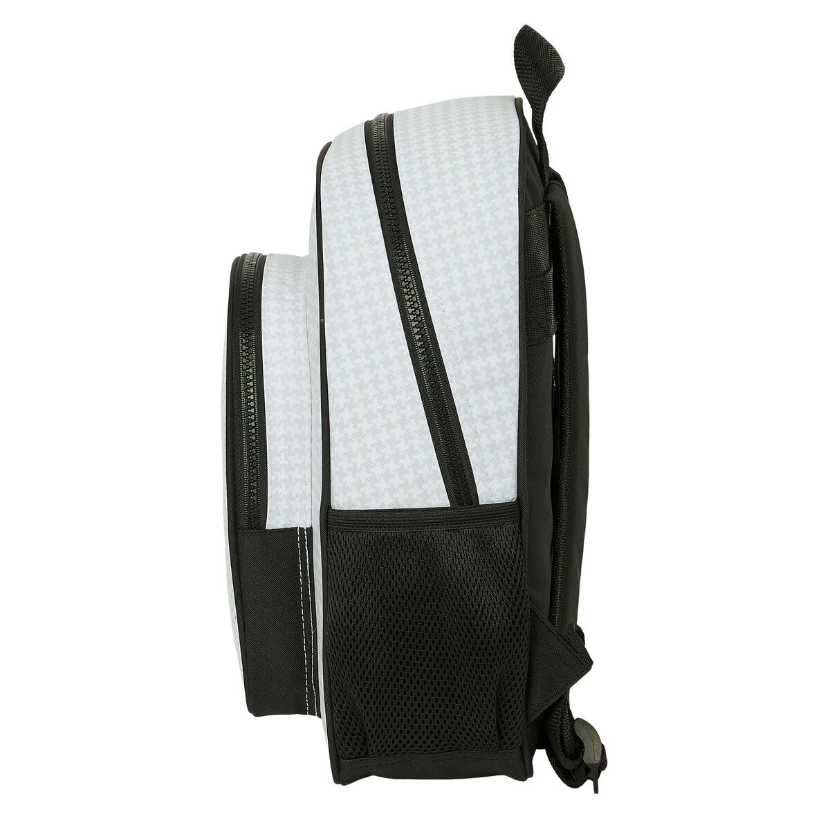 Mochila escolar Real Madrid CF 24/25 Blanco/Gris 28 x 34 x 10 cm