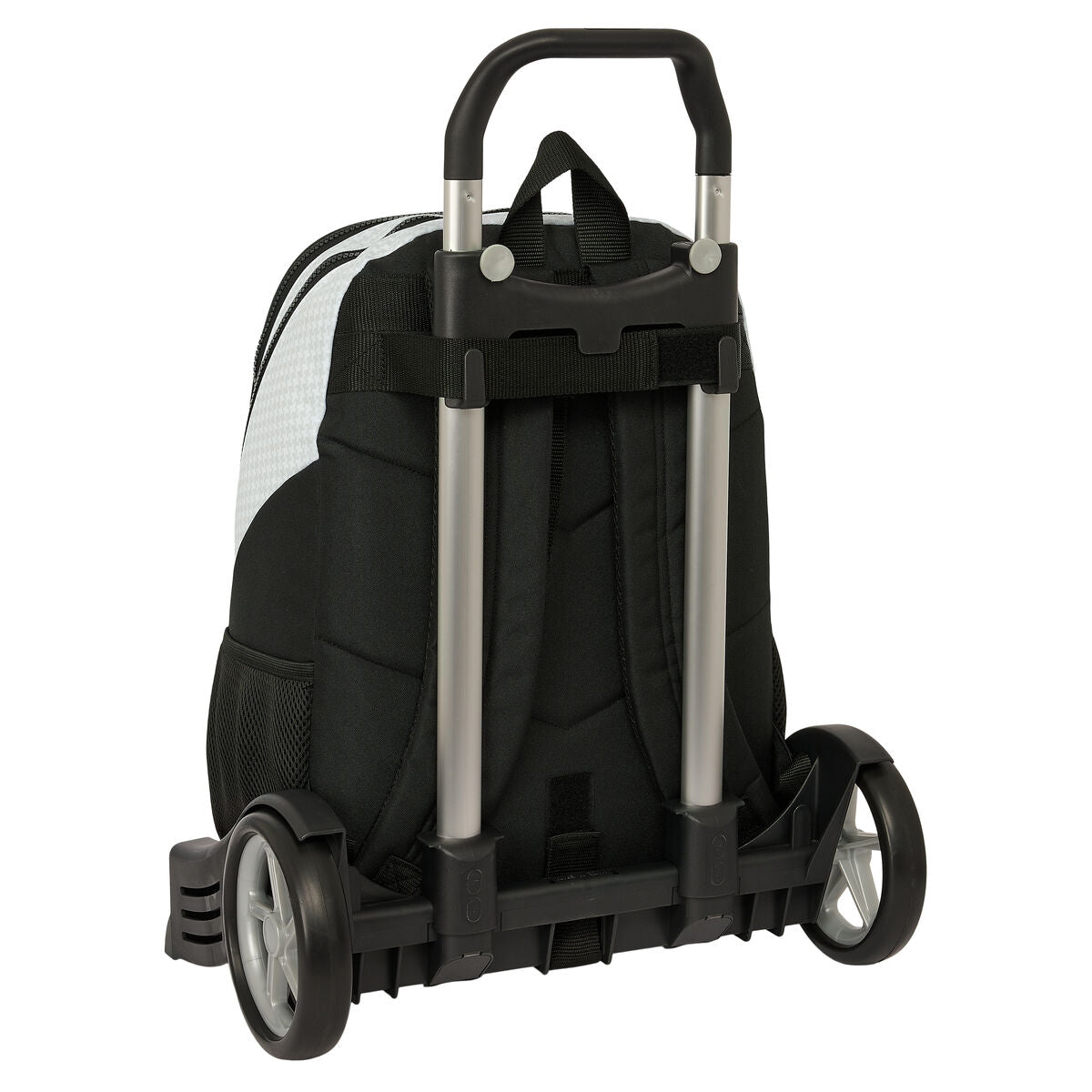 Mochila Escolar com Rodas Real Madrid C.F. 24/25 Branco Cinzento 32 x 44 x 16 cm