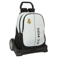 Mochila Escolar com Rodas Real Madrid C.F. 24/25 Branco Cinzento 32 x 44 x 16 cm