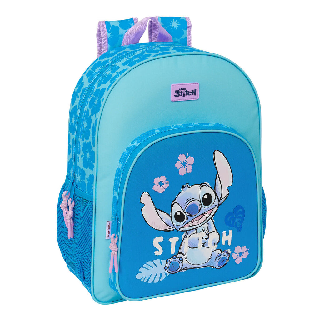 Stitch Hawaii Blue School Backpack 33 x 42 x 14 cm