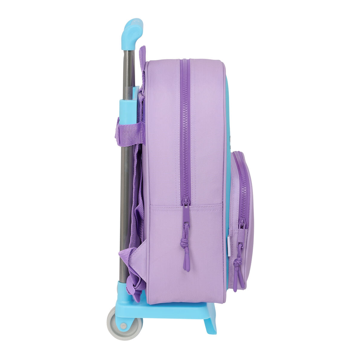 Stitch Sweet School Backpack with Wheels, Blue and Lilac, 26 x 11 x 67 cm (26 x 34 x 11 cm)