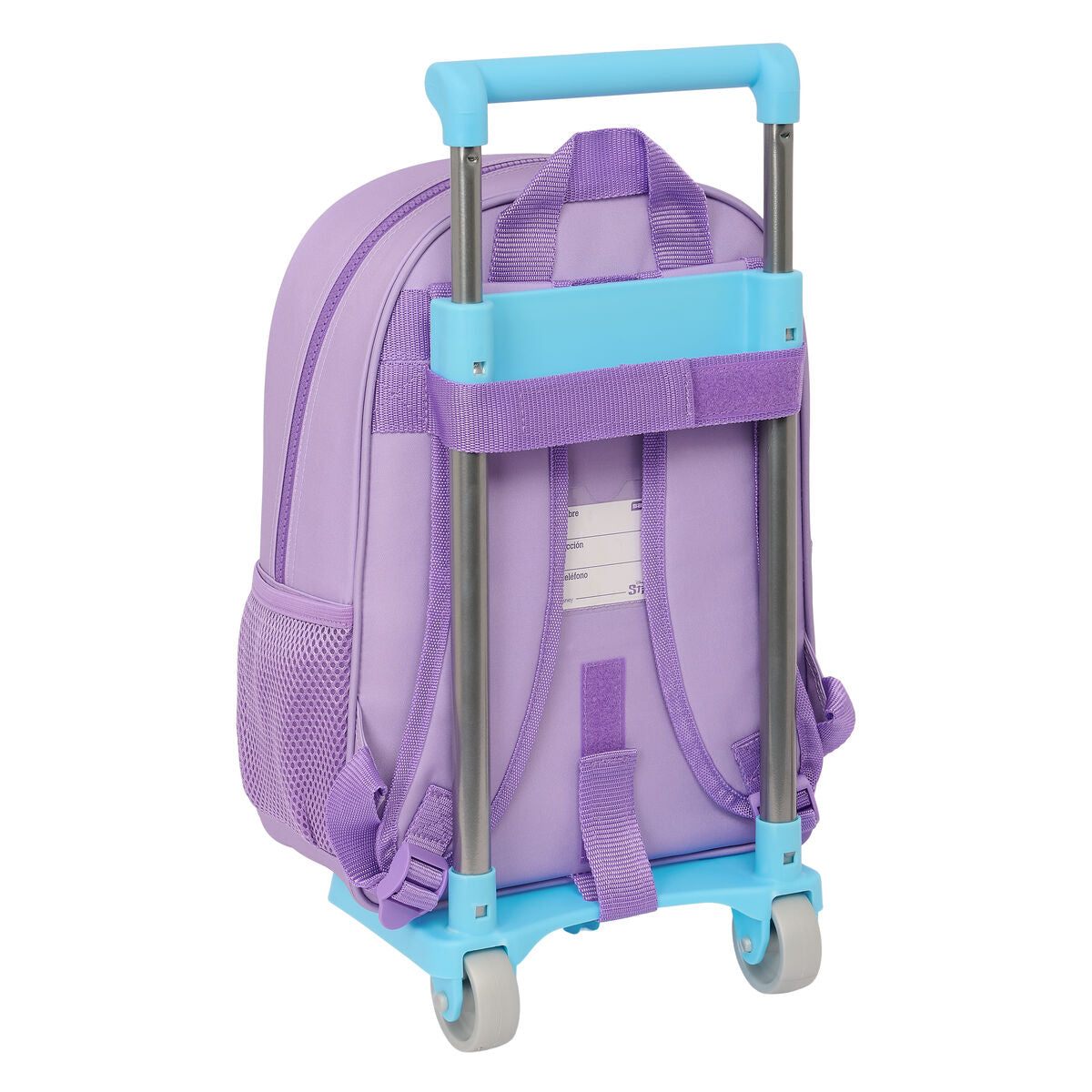 Stitch Sweet School Backpack with Wheels, Blue and Lilac, 26 x 11 x 67 cm (26 x 34 x 11 cm)