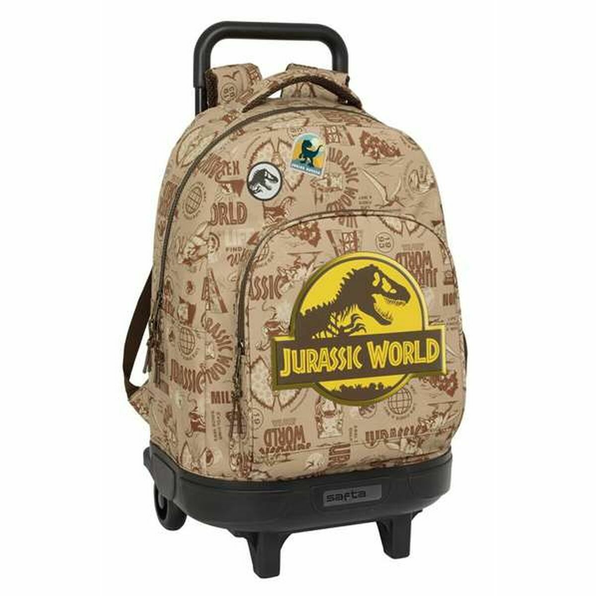 Mochila Escolar com Rodas Jurassic World 33 x 45 x 22 cm