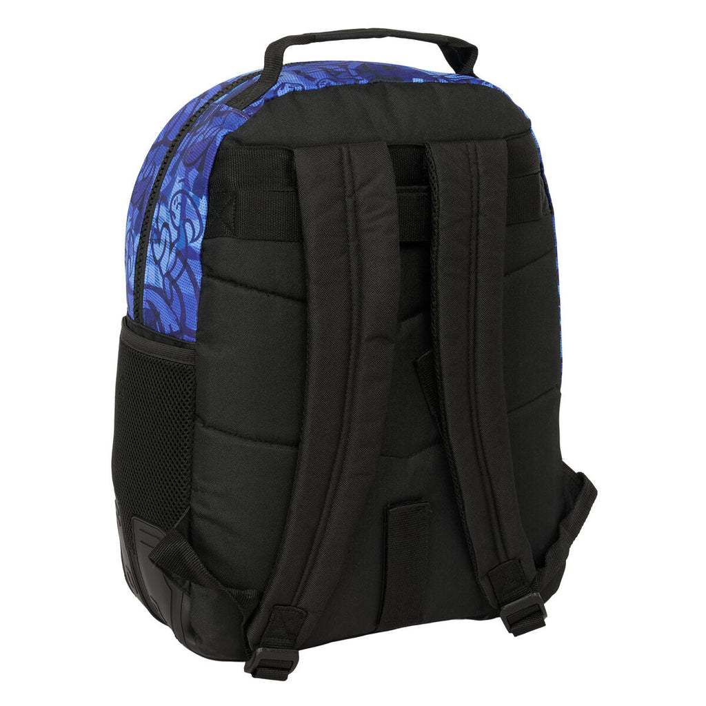 Mochila Escolar El Niño Roller Azul Preto 32 x 42 x 15 cm